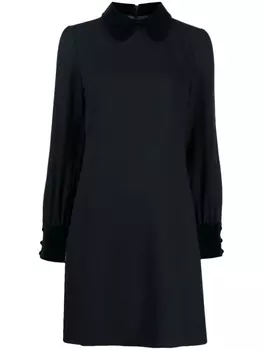 Jane платье мини Ryder с отложным воротником, синий