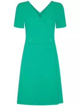 JANE платье Табита с V-образным вырезом, зеленый