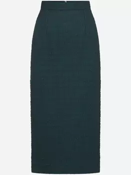 JANE Sloane юбка миди, зеленый