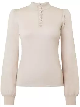 JANE Tasha вязаный топ, серый