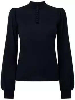 JANE Tasha вязаный топ, синий