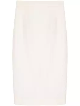 Jane твидовая юбка Sloane с завышенной талией, нейтральный цвет