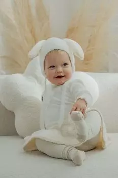 JANELLE детская шапка из смесовой шерсти Jamiks, бежевый