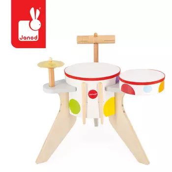 Janod, Барабаны с конфетти, 3+