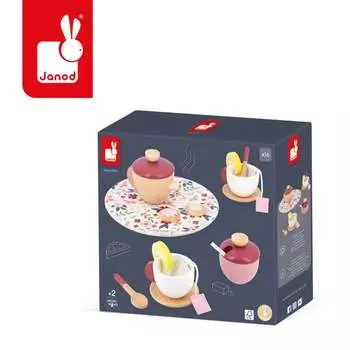 Janod, Чайный сервиз Wooden Twist