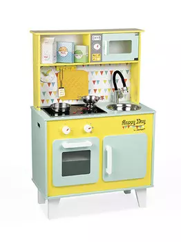 Janod, деревянная кухня, Happy Day