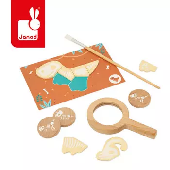 Janod, головоломка о раскопках динозавров