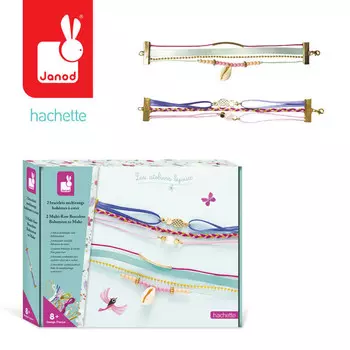 Janod, Креативный набор для создания ювелирных браслетов Бохо