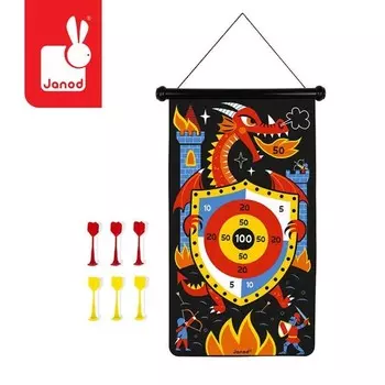 Janod, магнитный дартс Драконы