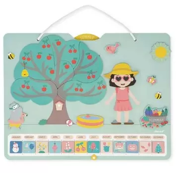 Janod, Магнитный календарь сезонов 3+