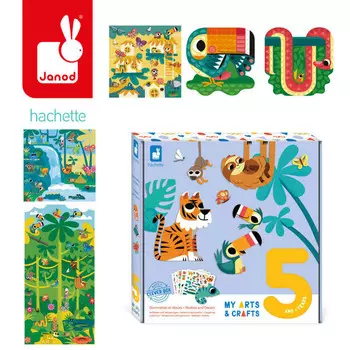 Janod, Набор для творчества Наклейки и украшения Мои поделки