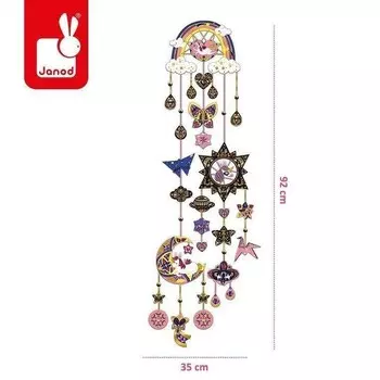 Janod, набор креативных блесток и блесток «Ловец снов»