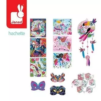 Janod, набор креативных украшений Тукан.