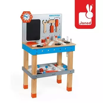 Janod, развивающая игрушка Brico Kids Workbench