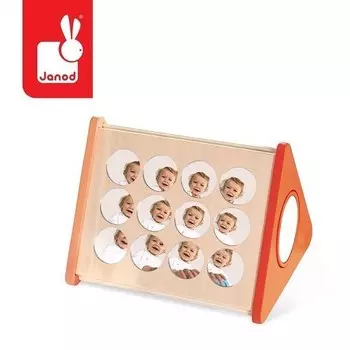 Janod, развивающая игрушка Essentiel Mirror Pyramid