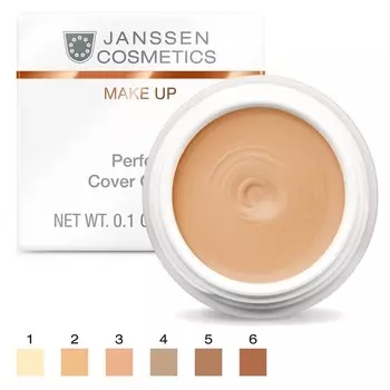 Janssen Cosmetics, Perfect Cover Cream, Камуфляжный крем для макияжа 02, 5 мл