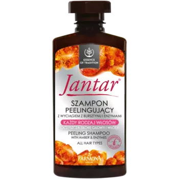 Jantar шампунь-пилинг с экстрактом янтаря и энзимами для всех типов волос, 330 мл