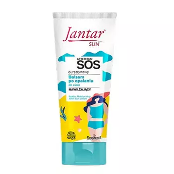 Jantar Sun янтарный увлажняющий бальзам после загара семейный 200мл Farmona