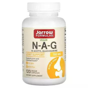Jarrow Formulas NAG 700 мг 120 растительных капсул