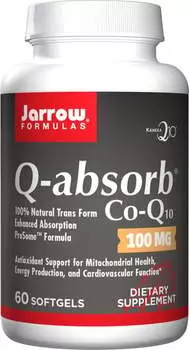 Jarrow Formulas, Q-absorb Co-Q10 100 мг, 60 капсул. Inna marka