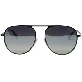 Jason-02 FT0621 01C Черные солнцезащитные очки Tom Ford, черный