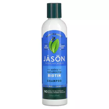 Jason Natural, шампунь с биотином для увеличения объема, 237 мл (8 жидк. унций)