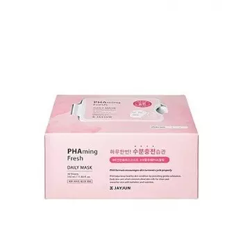 Jayjun PHAming Fresh Daily Mask, Набор масок для лица, 30 шт