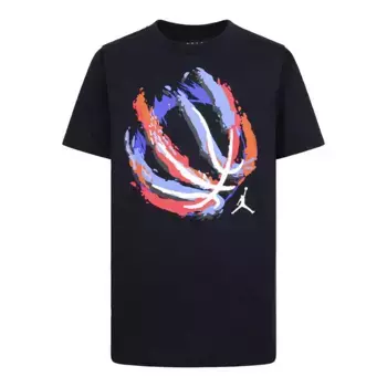 JDB Bball Fire Jordan Детская футболка, чёрный