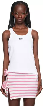 Jean Paul Gaultier Белая майка на шнуровке JPG