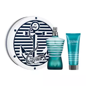 Jean Paul Gaultier Le Male мужской набор: туалетная вода, 125 мл + гель для душа, 75 мл