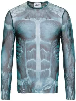 Jean Paul Gaultier топ corch, синий