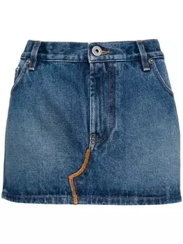 Jean Paul Gaultier юбка Haute Jeanerie, синий