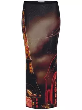 Jean Paul Gaultier юбка Пигаль, коричневый