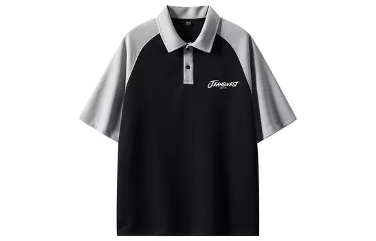 Jeanswest Рубашка-поло унисекс Jean West, Хаки/Черный