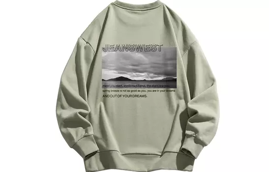 Jeanswest Толстовка унисекс Jean West, Темно-серый (белая этикетка)