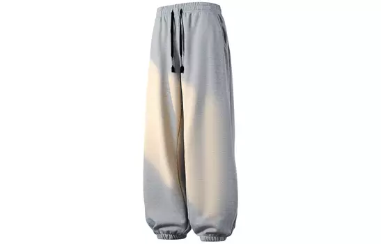 Jeanswest Трикотажные спортивные штаны унисекс Zhenweis, Светло-серый на флисовой подкладке