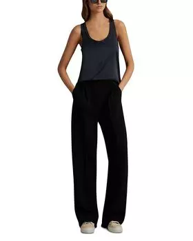 Эдем Широкие Брюки REISS, черный