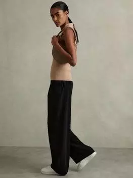 Эдемские широкие брюки Reiss, черный