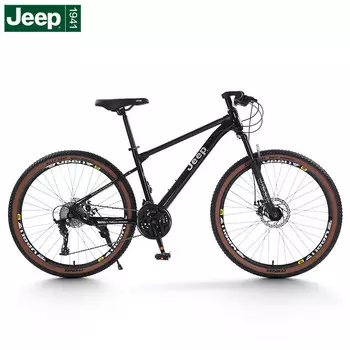 Jeep Jeep горный велосипед для взрослых, 24-скоростные коричневые шины, дисковый тормоз, студенческий внедорожный самокат для мужчин и женщин - цвет слоновой кости