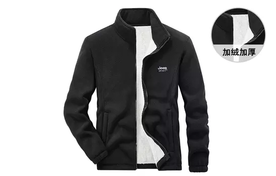 JEEP SPIRIT Мужская бархатная куртка, Темно-синий