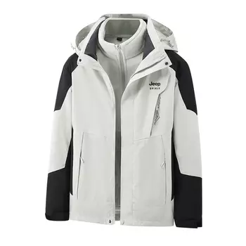 JEEP SPIRIT Мужская куртка, Женская однослойная белая