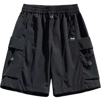 JEEP SPIRIT Мужские шорты карго, цвет Black
