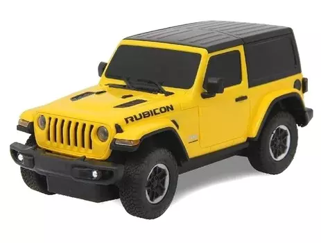 Jeep Wrangler JL масштаб 1:24 Rastar 79500 желтый управляемый автомобиль