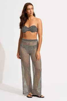 Эффект сетки брюки Seafolly, черный