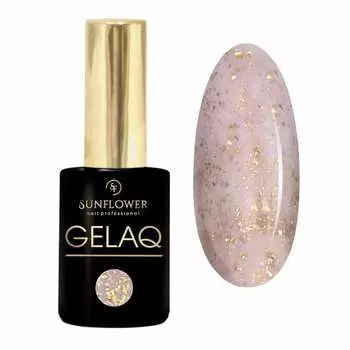 Эффект золотых чешуек Lila 082 Gelaq, SUNFLOWER