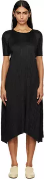 Эффектное квадратное платье миди PLEATS PLEASE ISSEY MIYAKE