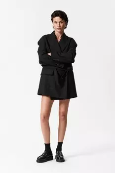 Эффектные лоферы из кожи & Other Stories, черный