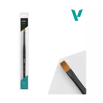 Эффекты Плоский Прямоугольный Синтетический #4, Paint Brushes - Round Handle (Vallejo)