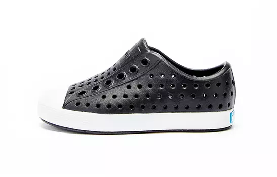 Jefferson Kids Сандалии детские черные/белые Native Shoes