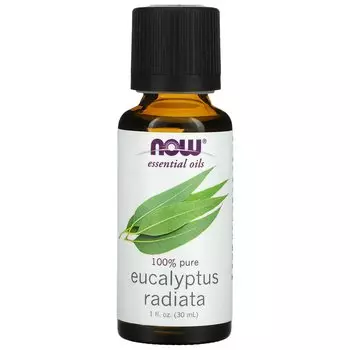 Эфирные масла NOW Foods Eucalyptus Radiata с эвкалиптом, 30 мл